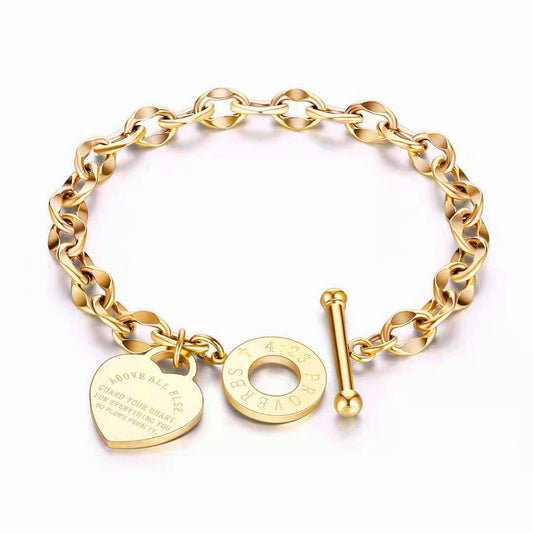 Eternal Hearts Interlocking Bracelet - A Symbol of Everlasting Love