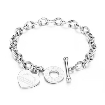 Eternal Hearts Interlocking Bracelet - A Symbol of Everlasting Love