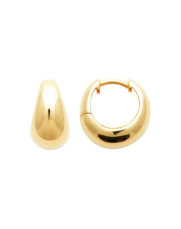 Harmonic Gold Creolen – 18K Goud Verguld