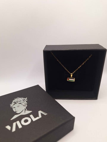 FreedomGlowgold Necklace: Made to Support Gaza!
