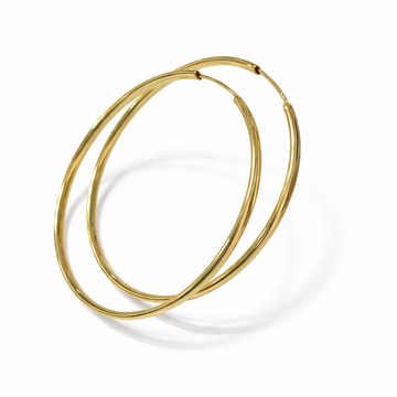 Golden Rhythm Hoops – Elegante Gouden Oorbellen die Stralen bij Elke Beweging